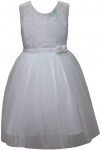 GIRLS DRESSY DRESS (0232352) WHITE